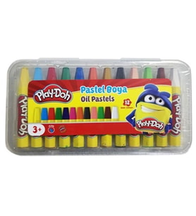 PLAHDOH PASTEL BOYA 12 RENK PVC KUTU