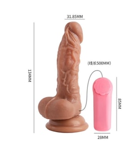 Censan 13.4 Cm Kablolu Kumandalı Dildo Vibratör