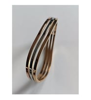 3 Sıra Dalgalı 3 Renk Kaburga Çelik Kelepçe