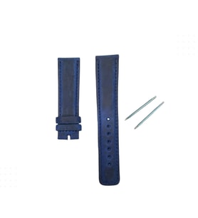 N1001S NUBUK DERİ KORDON - LACİVERT - 22MM