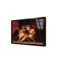 Rosso Fiorentino Çerçeveli Cam Tablo