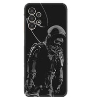 Samsung Galaxy M14 Kılıf Silikon Desen Özel Seri İskelet Astronot 1613