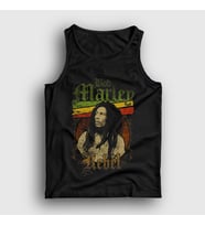 Presmono Unisex Siyah Rebel Bob Marley Atlet 265657tt