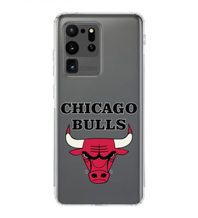 Samsung Galaxy S20 Ultra Uyumlu Kamera Korumalı Kapak Chicago Bulls Tasarımlı  Şeffaf Kılıf