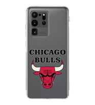 Samsung Galaxy S20 Ultra Uyumlu Kamera Korumalı Kapak Chicago Bulls Tasarımlı  Şeffaf Kılıf
