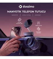 Dossimo 360 Dönebilen Ayarlanabilir Araç İçi Vakumlu Magsafe Telefon Tutucu - K10A