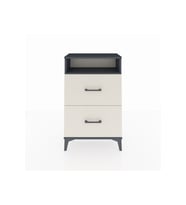 Arges Komodin Tek Raflı 2 Çekmeceli 60x30x96 Antrasit-Aytaşı