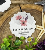 7cm Özel Baskılı Magnet Uv Baskılı - Çiçek 14