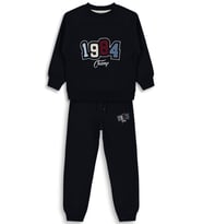 Mışıl Kids 1984 Nakışlı 6-9 Yaş Eşofman Takımı - Gri