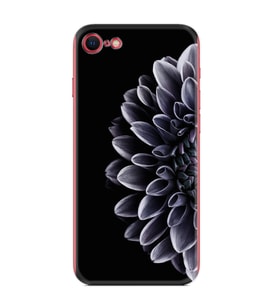 Apple iPhone 5 6 7 8 Plus Se XR Kılıf Desemli Silikon Çiçekler 1639