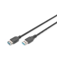 Digitus USB Uzatma Kablosu Siyah USB 3.0 (1.8m)
