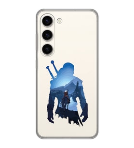 Samsung Galaxy S23 Uyumlu The Witcher Tasarımlı Şeffaf Telefon Kılıfı