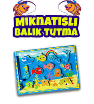 Kidsan Mıknatıslı Balık Tutma Puzzle  Oyunu