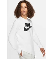 Nike Sportswear Men's Long-Sleeve T-Shirt Erkek Sweatshirt Beyaz