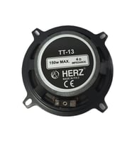 HERZ TT-13 150W 13 CM ÇİFT YOLLU TWEETERLI TEKLİ OTO HOPARLÖR (Siyah)