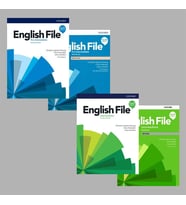 English File 4th Edition Pre-intermediate + intermediate Student's Book With Online Practice + Workbook (Access Code VARDIR) ( 2 li SET)