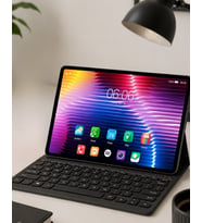 Çok Amaçlı Android Tablet Seti Klavye Kalem ve Koruyucu Aksesuarlı
