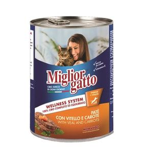 Miglior Gatto Pate Dana Eti ve Havuç Kedi Konservesi 400 Gr
