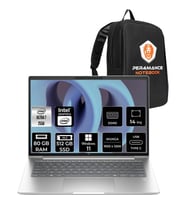 HP Elitebook 6 G1I Core Ultra 7 255U 80GB RAM 1TB SSD 14" FHD+ Win11 Pro CV0G8ETPN438 Notebook + Per4 Çanta