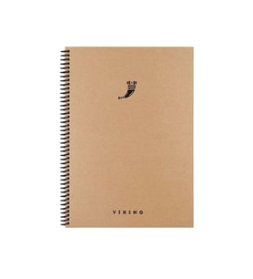 Kc 17x24 100 Yaprak Kareli Sert Kapak Spiralli La Plume Viking Defter (1 Adet)