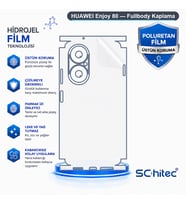 SChitec HUAWEI Enjoy 80 Uyumlu Fullbody Arka Kaplama Hidrojel Koruyucu Film