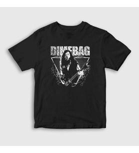 Presmono Unisex Çocuk Siyah Dimebag Darrell Pantera T-Shirt 464002tt