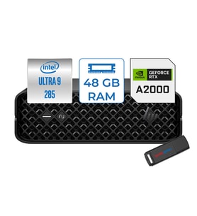 Hp Ws A2KJ1ES Z2M G1I Mını Intel Ultra 9 285 48GB Ddr5 512GB SSD 16GB/RTXA2000 Windows 11 Pro Yapay Zeka Destekli Mini Iş Istasyonu A2KJ1ESP03 + Zettausbbellek