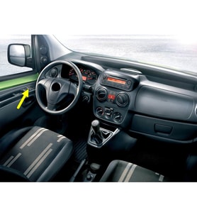 Fiat Fiorino 2007-2024 Sol Ön Cam Düğmesi Çiftli Çerçeveli 735461275