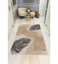 Modern Desenli Dijital Baskı Kaymaz Taban Halı H0899