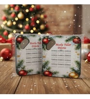 Yılbaşı Açacak Magnet Kare Yeni Yıl Konseptli Buzdolabı Süsü Naylon Ambalajlı Promosyon Hediye (Tatlı Beyaz)