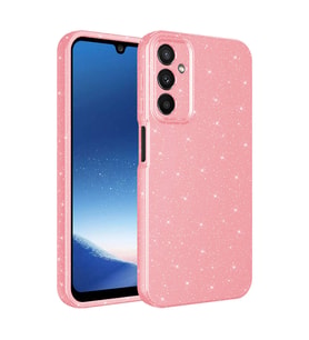 Samsung Galaxy A15 Uyumlu Kılıf Kamera Korumalı Simli Lüks Zore Koton Kapak