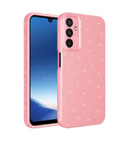 Samsung Galaxy A15 Uyumlu Kılıf Kamera Korumalı Simli Lüks Zore Koton Kapak