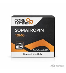 Core Peptides Somatropin 10 mg  Liyofilize Peptit  %99 Saflık  Research Use Only