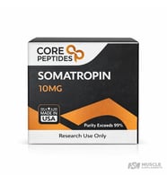 Core Peptides Somatropin 10 mg  Liyofilize Peptit  %99 Saflık  Research Use Only