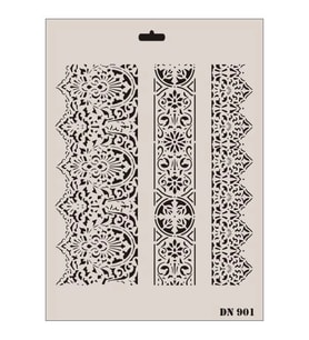 Dantel Seri Dn-901 Stencil 35X25 Cm