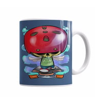 Skull Cute Kupa Bardak Porselen
