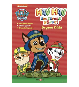 Paw Patrol Hav Hav Kurtarma Görevi Boyama Kitabı