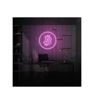 Bitcoin Logo Neon Tabela