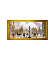 Manzara Temalı Kanvas Tablo 50 x 70 cm Gold Çerçeve