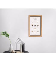 BK Home Coffee Tasarımlı Dekoratif Retro Ahşap Tablo-16