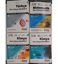 AYDIN YAYINLARI TYT - AYT - 11. VE 12. SINIF KİMYA - MATEMATİK VE TÜRKÇE DERS İŞLEYİŞ MODÜLLERİ ( 2.EL )