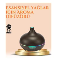 Mey İthalat® 550 ml Ultrasonik Yağ Difüzörü ve Soğuk Buhar Nemlendirici