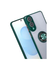 Galaxy S25 Edge Kılıf Montreal Yüzüklü  Kapak - Yeşil