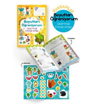 Kavramlar – Boyutları Öğreniyorum – Çıkartmalı Etkinlik Kitabı - 3 Yaş +
