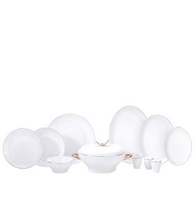 Korkmaz Lidya Collection 60 Parça Gold Yemek Takımı A8187