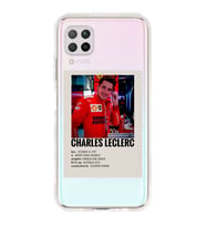 Huawei P40 Lite Uyumlu Charles Leclerc Desenli Şeffaf Telefon Kılıfı