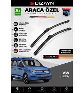 Drs Tuning Caddy 4 Ön Cam Silecek Seti 2020 Üzeri Premium Araca Özel 70-40 Cm A+ Kalite