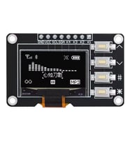 0.96 İnç 128x64 I2C OLED Ekran Modülü - 4 Butonlu SSD1315 Beyaz Grafik Lcd Ekran Arduino Uyumlu