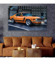 1969 Ford Mustang Kanvas Tablo