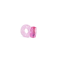 Titreşimli Pembe Silikon Penis Halkası